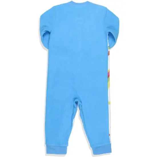 Nickelodeon Toddler Boys' Blue's Clues Union Suit Footless Sleep Pajama White image {2}
