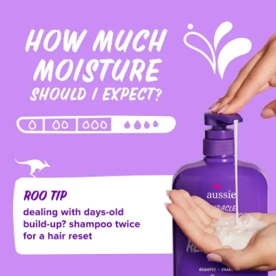 Aussie Miracle Repairer Shampoo with Aloe - 30.4 fl oz image {4}