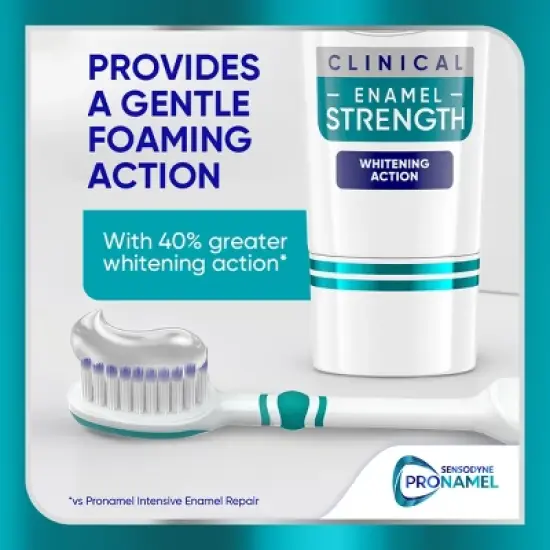 Sensodyne Clinical White Deep Toothpaste - Enamel Strength - 3.4oz image {6}