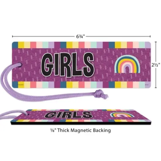 Teacher Created Resources Oh Happy Day Magnetic Girls Pass, Pack of 6 image {2}