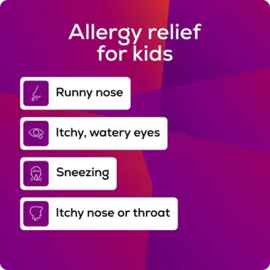 Children's Allegra 12 Hour Allergy Relief Liquid - Berry Flavor - Fexofenadine Hydrochloride image {2}