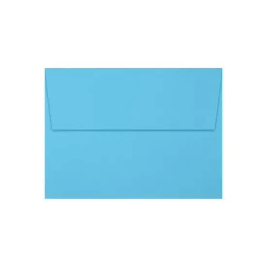 JAM Paper A6 Square Flap Envelopes Peel & Press 60lb 4 3/4 x 6 1/2 Bright Blue 50 Pack (4875-13-50) image {1}