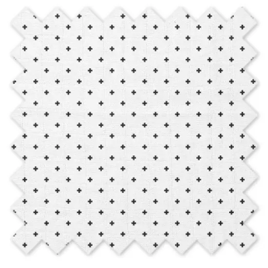 Bacati - Plus Quilted Muslin Changing Pad Cover Black image {8}