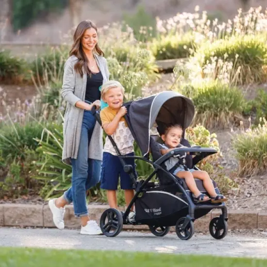 Baby Trend Sit N' Stand 5-in-1 Shopper Stroller Travel System - Gray image {9}