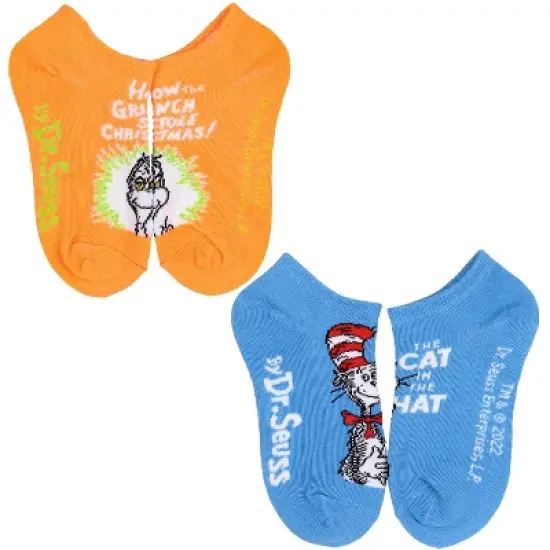 Dr. Seuss Book Titles and Characters Kids Week Of Socks Box Set 7 Pairs Multicoloured image {4}