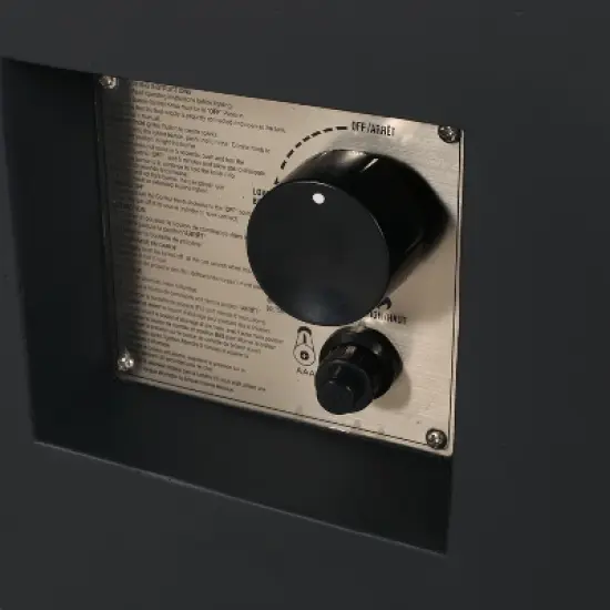 Christopher Knight Home Goliath Outdoor 50,000 BTU Lightweight Concrete Rectangular Fire Pit Table, Gray/Brown image {8}