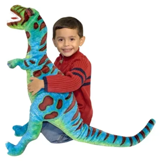 Melissa & Doug Giant T-Rex Dinosaur -  Lifelike Stuffed Animal (over 2 feet tall) image {9}