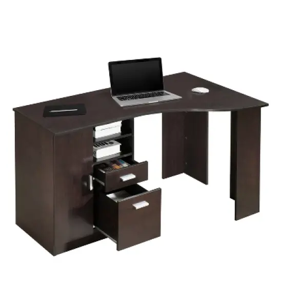 Classic Office Desk with Storage - Techni Mobili image {6}