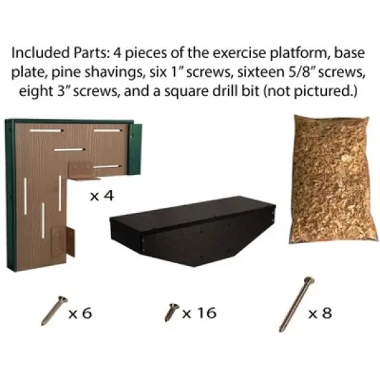 JCs Wildlife X Large Deluxe Poly Barn Owl Box with Exercise Platform - Our Biggest Barn Owl House - Made in the USA - Great for Farms, Ranches and image {4}