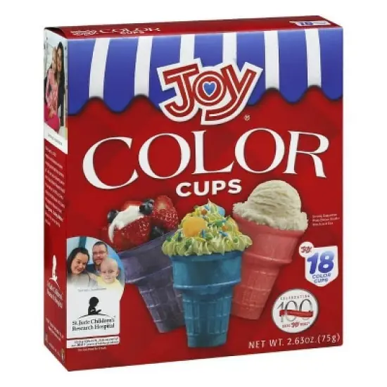 Joy Color Ice Cream Cups, 18 ct, 2.63 ozm Pack of 4 image {3}