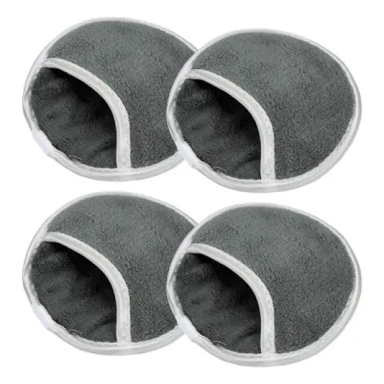 Unique Bargains Cleansing Daily Face Wash Sponges Exfoliating Fingers Glove 4 Pcs image {12}