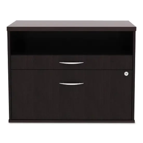 Alera Open Office Series Low File Cab Cred 29 1/2 x 19 1/8 x 22 7/8 Espresso LS583020ES image {2}