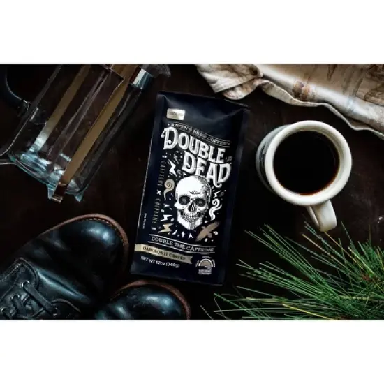 Raven's Brew Double Dead Ground Coffee - 12oz image {4}