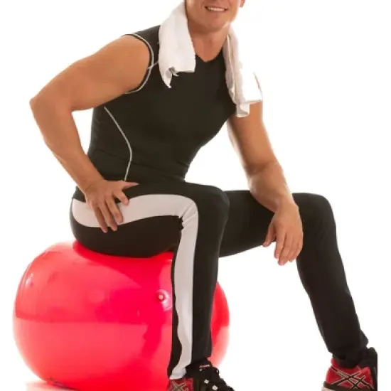 Insta Slim Activewear Compression Contrast Stitching V-neck MA0013 image {3}