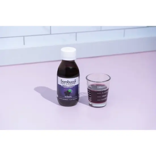 Sambucol Black Elderberry Vegan Immune Support Syrup - 4 fl oz image {6}