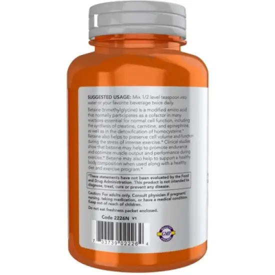 Betaine Powder by Now Foods  -  6 oz Powder image {2}