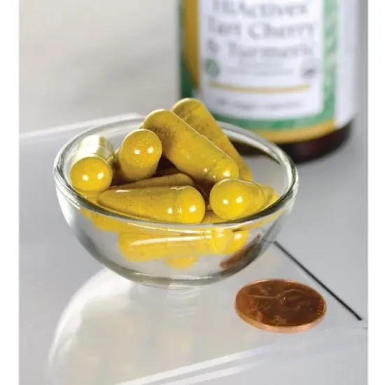 Swanson Tart Cherry & Turmeric - Features HiActives Tart Cherry, Supports Joint Health, Movement & Musculoskeletal Wellness, 60 Vegan Capsules image {2}