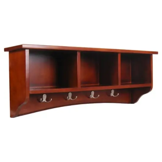 Shaker Cottage Coat Hooks with Storage - Alaterre Furniture image {6}