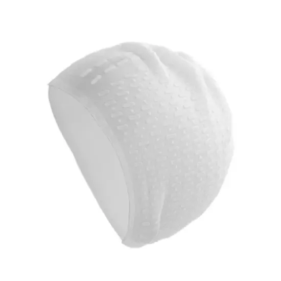 Unique Bargains Silicone Stripe Pattern Swimming Cap 1 Pc image {6}