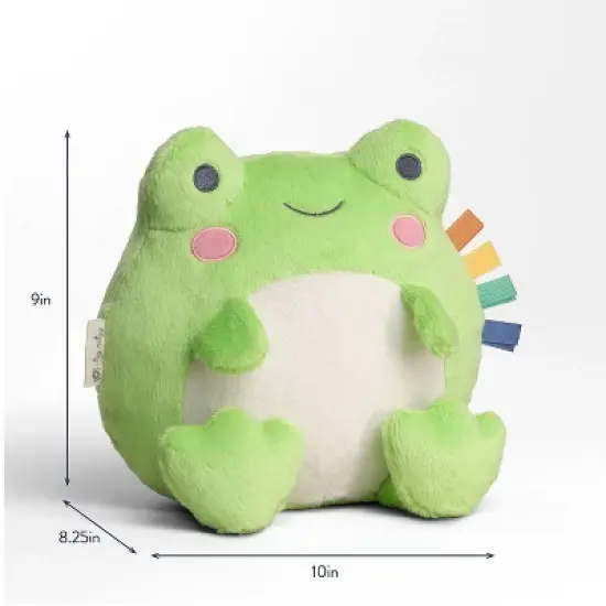 Itzy Ritzy Sweetie Snuggles Plush Stuffed Animal - Frog image {6}