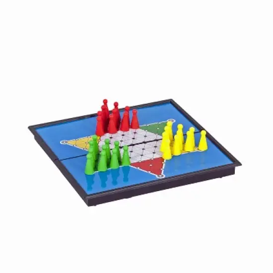 WE Games Magnetic Folding Travel Chinese Checkers Board Game image {1}