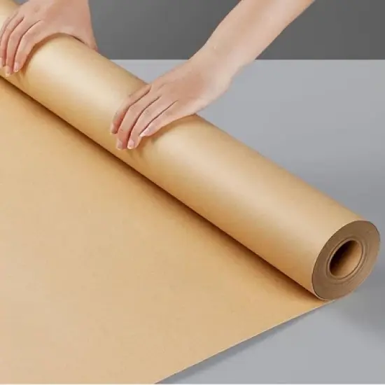 School Smart Butcher Kraft Paper Roll, 50 lbs, 30 Inches x 1000 Feet, Brown image {1}