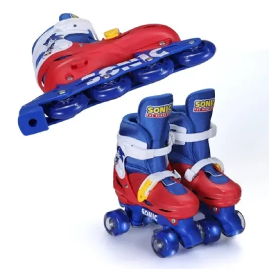 Sonic the Hedgehog 2-in-1 Light Up Wheels Kids' Roller Skates - (3-6) image {6}