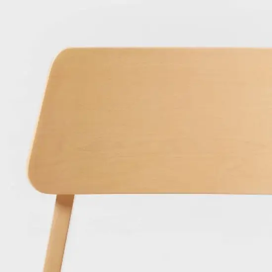 Natural Wood 2pc Kids' Activity Table and Chairs Set - Pillowfort&trade; image {5}