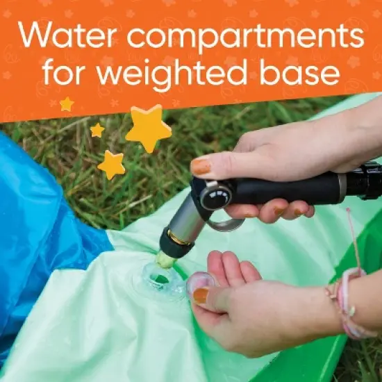 HearthSong Giant 58-Inch Inflatable 2-in-1 Darts and Soccer Game with Double-Sided Board image {6}