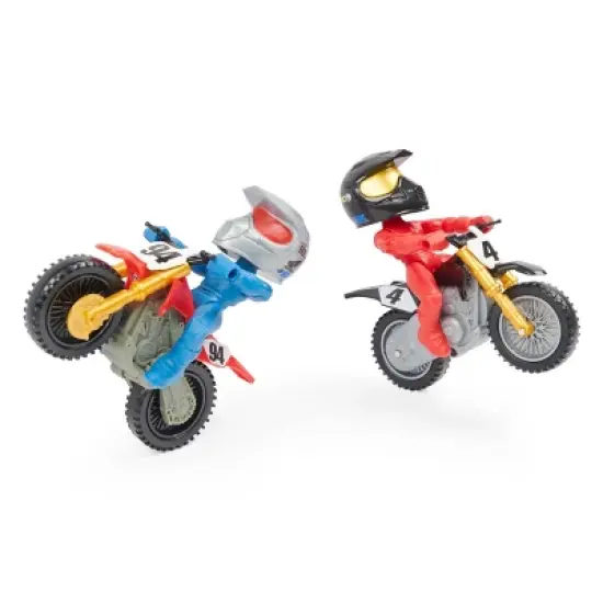 Supercross Race and Wheelie Competition Set with Deluxe Ramp image {3}