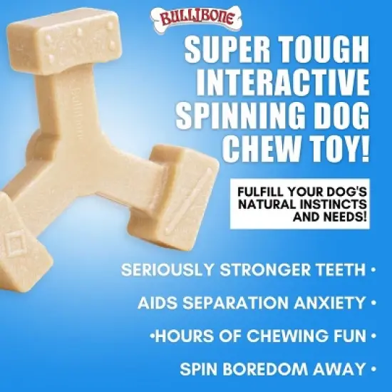 Bullibone Spinabone Dog Chew Toy image {1}