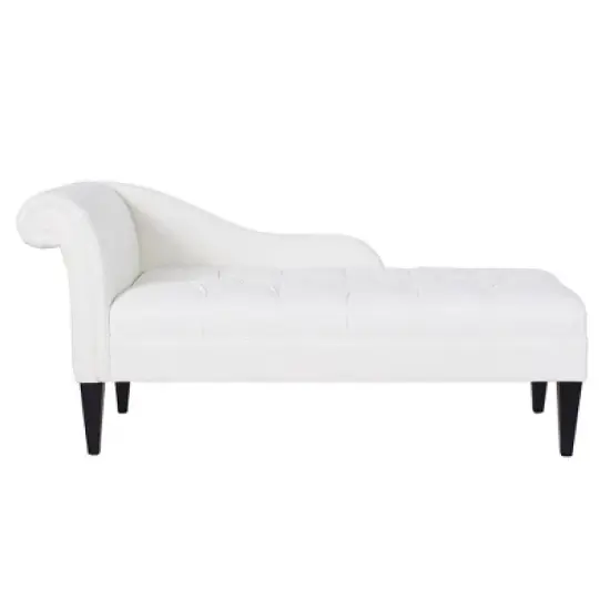 Jennifer Taylor Home Harrison Tufted Roll Arm Chaise Lounge image {7}