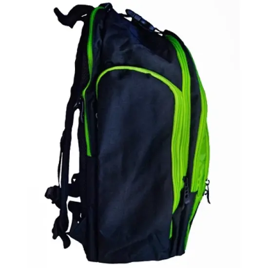 First Strike Pickleball: Pickleball Bag - Green - 7 Pockets, Adjustable Straps, Padded Shoulders & Back, Lightweight image {2}