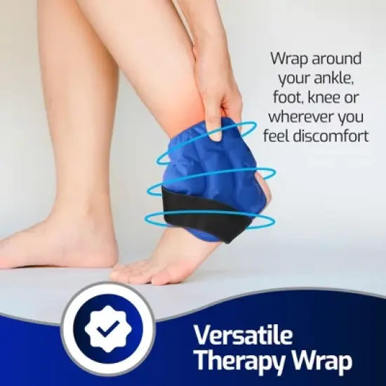 Reusable Hot Cold Ice Pack - Therapy Gel Pack for Foot, Ankle image {4}