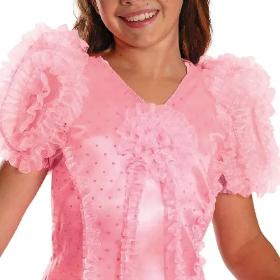Wicked Girls' Glinda Popular Halloween Classic Costume Dress - Pink - 10-12 image {2}