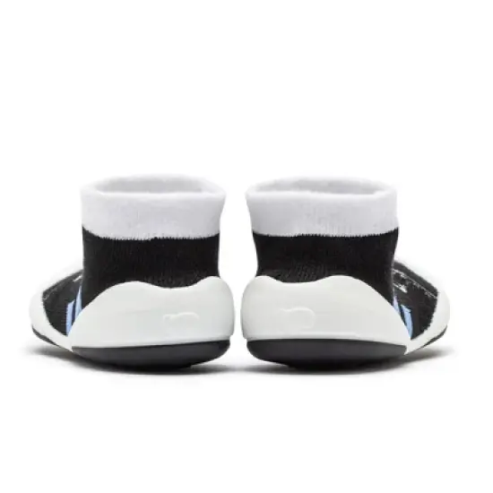 Komuello Toddler First Walk Sock Shoes - Runner Black image {3}