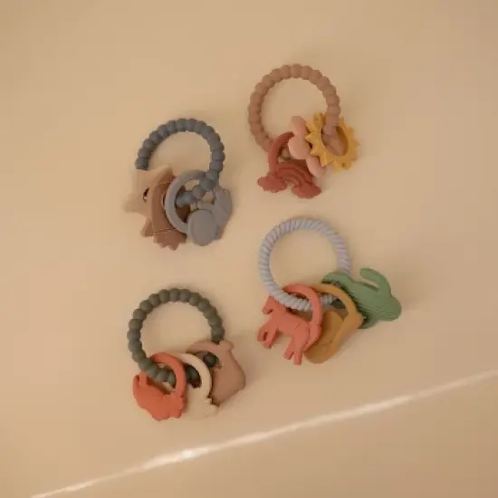 Mushie Western Teething Ring image {2}
