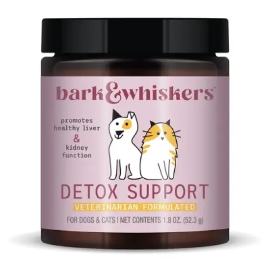 Dr. Mercola Bark & Whiskers Detox Support for Dogs & Cats, Promotes Healthy Liver & Kidney Function, Veterinarian Formulated, Non-GMO image {8}