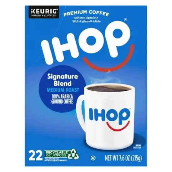 IHOP Signature Blend Medium Roast Coffee Pods - 22ct image {4}