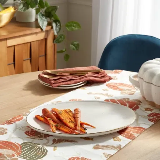 Small Ceramic Serving Platter Ivory - Threshold&trade; image {1}