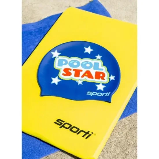 Sporti x Alex & Gretchen Walsh Pool Star Silicone Swim Cap image {5}