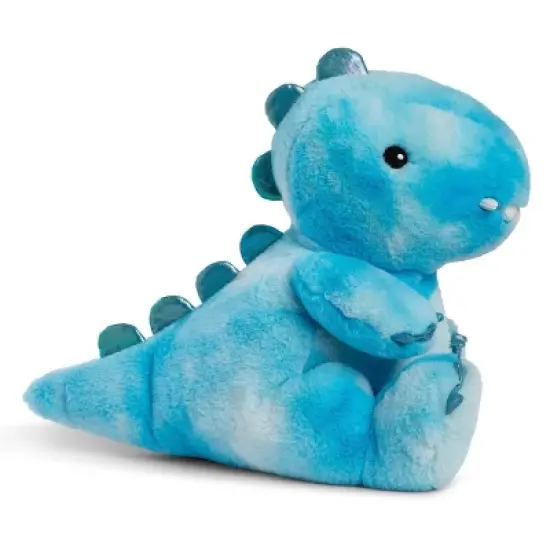 FAO Schwarz Glow Brights Toy Plush LED with Sound Blue Dinosaur 12" Stuffed Animal image {2}