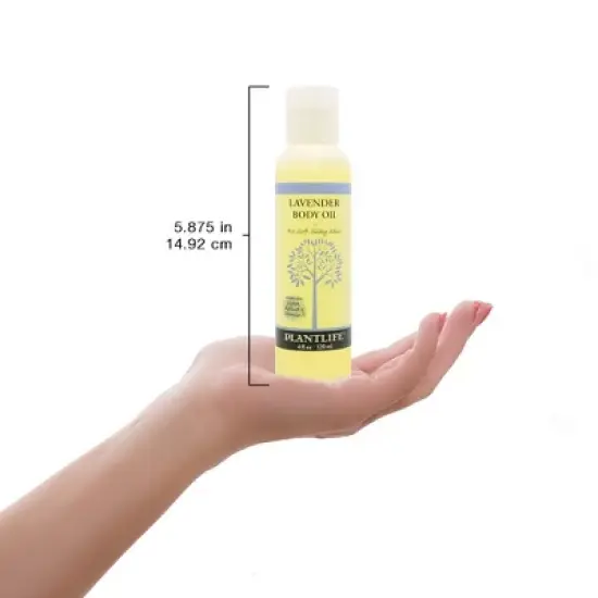 Plantlife Lavender Body Oil &ndash; Moisturizing, Nourishing for All Skin Types &ndash; Softens Skin, Ideal for Bath, Body & Massage &ndash; 4oz image {3}