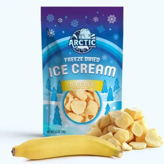 Arctic Farms Freeze Dried Ice Cream That Does Not Melt (Banana) image {7}