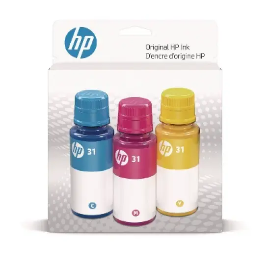 HP Inc. 31 Smart Tank Bottles CMY 3-Pack: High Yield Printer Ink Combo image {6}