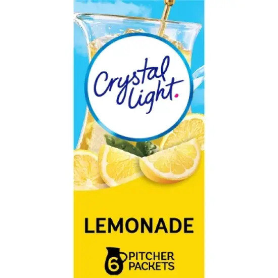 Crystal Light Natural Lemonade Drink Mix - 6pk/0.53oz image {9}