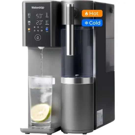 Waterdrop WD-A2 Countertop Reverse Osmosis System, Portable Pure Water Tank, Bottleless Water Cooler image {8}