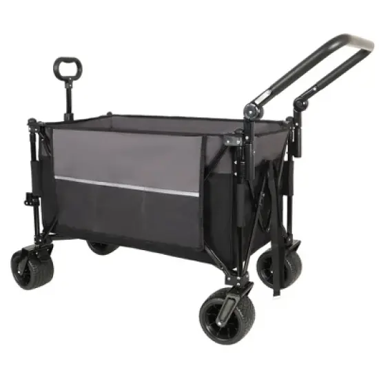SKRAN Multi-Functional Push-Pull Folding Wagon Cart with Rotating Handle & 360&deg; All-Terrain Wheels,Large Capacity for Transport,Outdoor image {5}