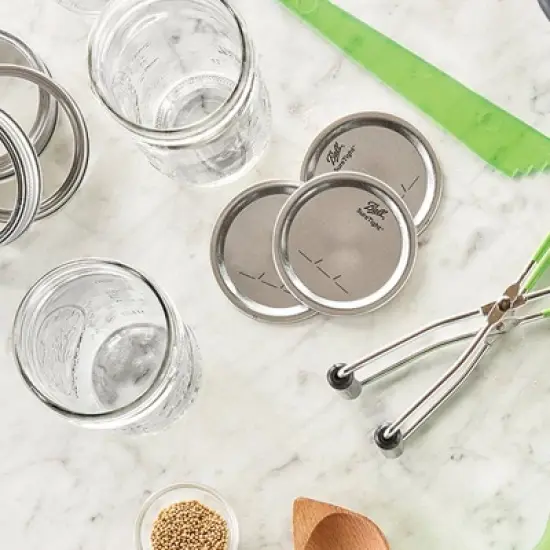 Ball 12pk Wide Mouth Mason Jar Lids Without Bands image {3}