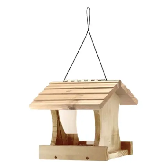 Audubon Wild Bird 2.5 lb Cedar Platform Bird Feeder 1 ports image {1}